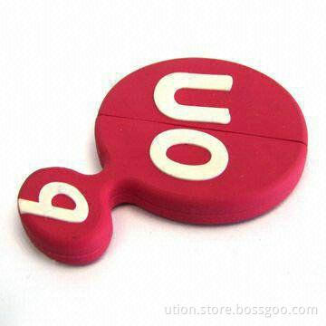 Customized USB Flash Memory with 1 to 32GB Memory Capacity, Free Printing and Packaging